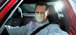 Michael Schumacher in the SLS AMG Tunnel Experiment