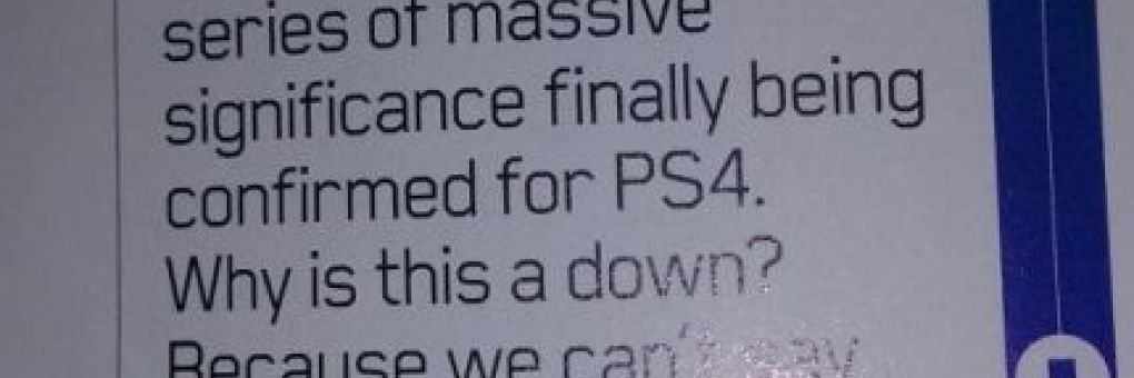 OPM: masszív PS4 bejelentés várható