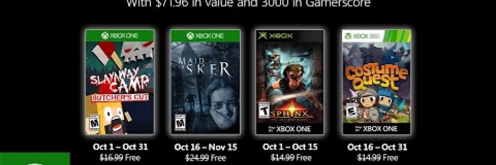 Games with Gold: októberi négyes