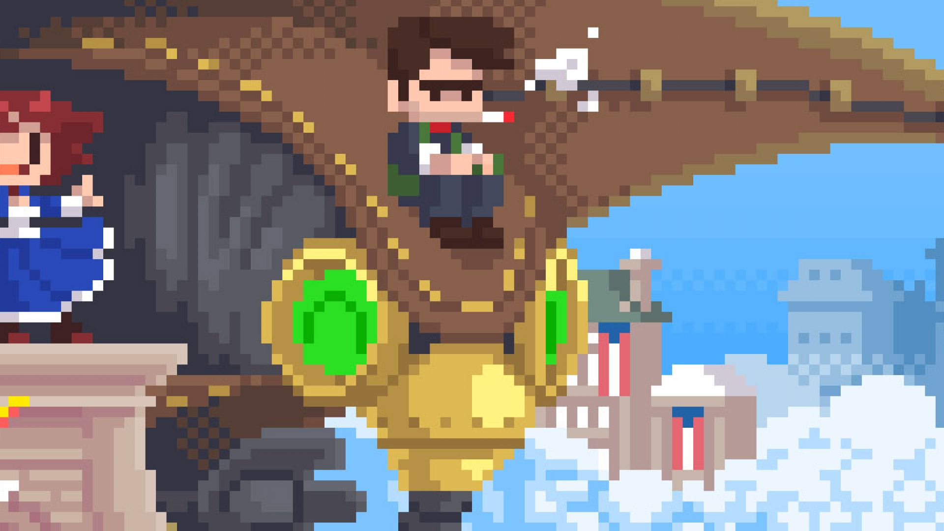 Ilyen lenne a Bioshock Infinite, ha SNES-re jelent volna meg