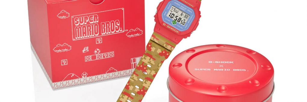 Megjelent a Casio G-Shock óra, ami Super Mario tematikát kapott